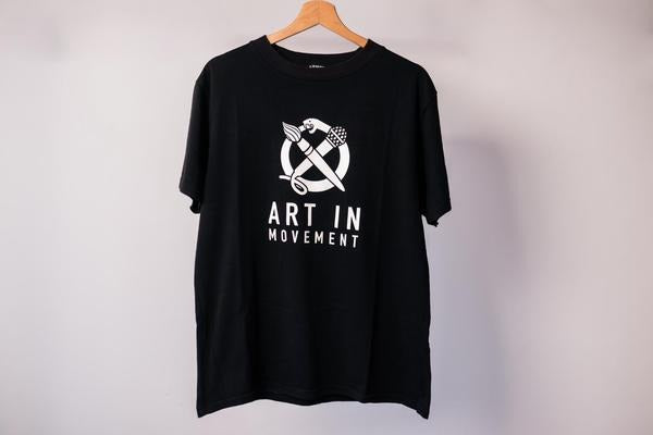 T - SHIRT ARTINMOVEMENT nera