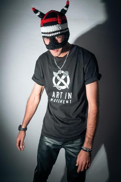 T - SHIRT ARTINMOVEMENT nera