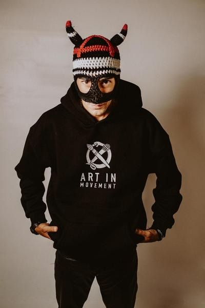 FELPA ARTINMOVEMENT con cappuccio